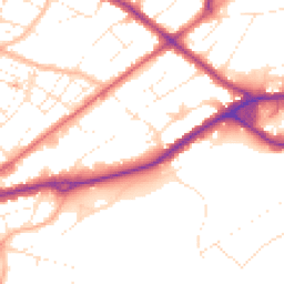 Daytime road noise heatmap for BH15 2QQ
