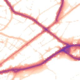 Daytime road noise heatmap for BH15 2QS