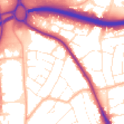 Daytime road noise heatmap for BH15 3AF