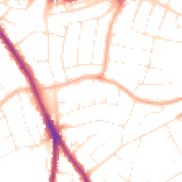 Daytime road noise heatmap for BH15 3DG