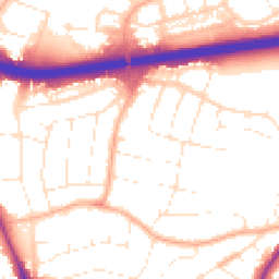Daytime road noise heatmap for BH15 3LH