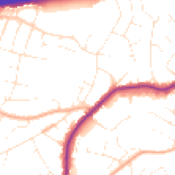 Daytime road noise heatmap for BH15 3NA