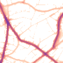 Daytime road noise heatmap for BH15 3PR