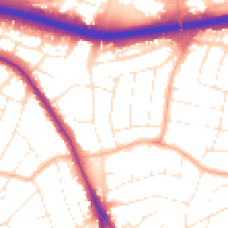 Daytime road noise heatmap for BH15 3RE