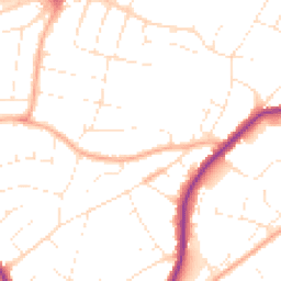 Daytime road noise heatmap for BH15 3RP