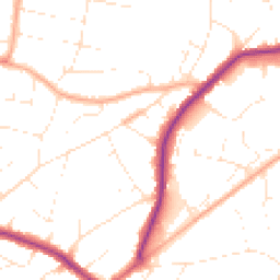 Daytime road noise heatmap for BH15 3RT