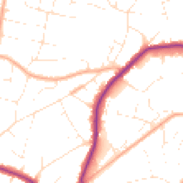 Daytime road noise heatmap for BH15 3RU