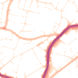 Daytime road noise heatmap for BH15 3SD