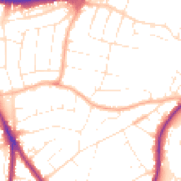 Daytime road noise heatmap for BH15 3SF