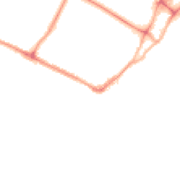 Night-time road noise heatmap for BH15 4AS