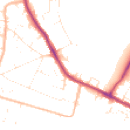 Daytime road noise heatmap for BH15 4BH