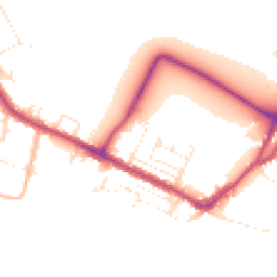 Daytime road noise heatmap for BH15 4BL