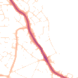 Daytime road noise heatmap for BH15 4DE
