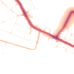 Daytime road noise heatmap for BH15 4DF