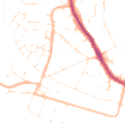 Daytime road noise heatmap for BH15 4DX