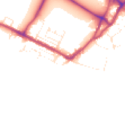 Daytime road noise heatmap for BH15 4FD