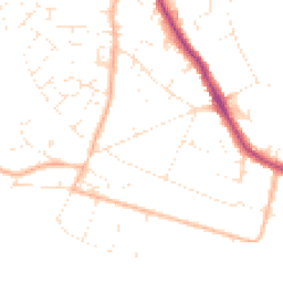 Daytime road noise heatmap for BH15 4HJ