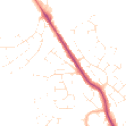 Daytime road noise heatmap for BH15 4JT
