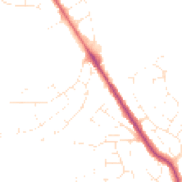Daytime road noise heatmap for BH16 5AA