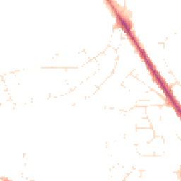 Daytime road noise heatmap for BH16 5AB