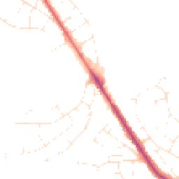 Daytime road noise heatmap for BH16 5AE