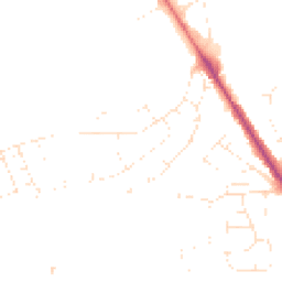Daytime road noise heatmap for BH16 5AG
