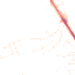 Daytime road noise heatmap for BH16 5AH