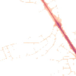 Daytime road noise heatmap for BH16 5BH