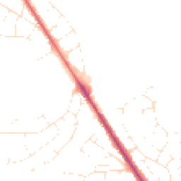 Daytime road noise heatmap for BH16 5BL
