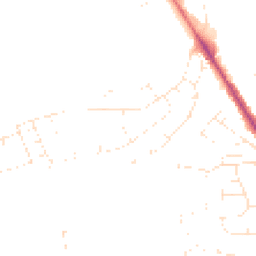 Daytime road noise heatmap for BH16 5BQ