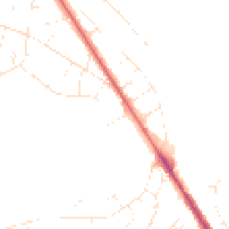 Daytime road noise heatmap for BH16 5BW