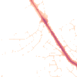 Daytime road noise heatmap for BH16 5DB