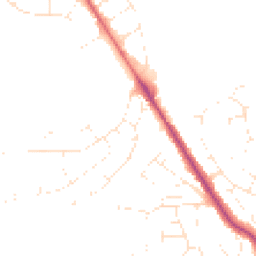 Daytime road noise heatmap for BH16 5DH