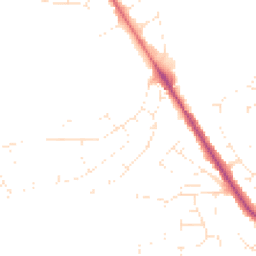 Daytime road noise heatmap for BH16 5DN