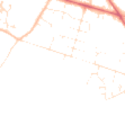 Daytime road noise heatmap for BH16 5DP