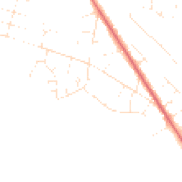 Daytime road noise heatmap for BH16 5DU