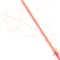 Daytime road noise heatmap for BH16 5DW
