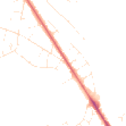 Daytime road noise heatmap for BH16 5EH
