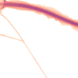 Night-time road noise heatmap for BH16 5JW