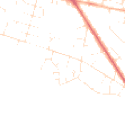Daytime road noise heatmap for BH16 5LR