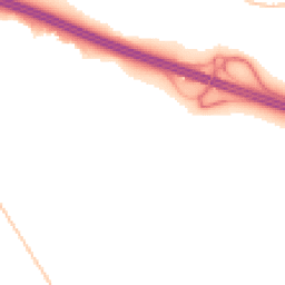 Night-time road noise heatmap for BH16 5LW