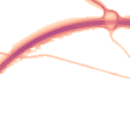 Night-time road noise heatmap for BH16 5NW