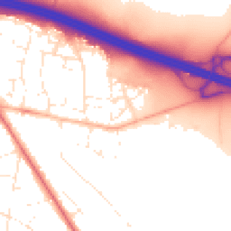 Daytime road noise heatmap for BH16 5SU