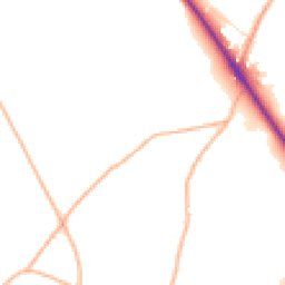 Daytime road noise heatmap for BH16 6AW