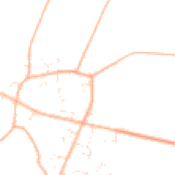 Daytime road noise heatmap for BH16 6AZ