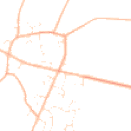 Daytime road noise heatmap for BH16 6BF