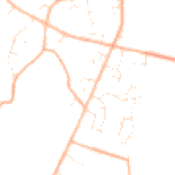 Daytime road noise heatmap for BH16 6ED