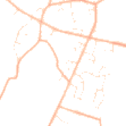 Daytime road noise heatmap for BH16 6EE
