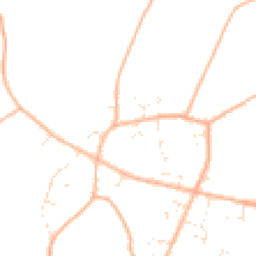 Daytime road noise heatmap for BH16 6EL