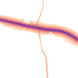 Daytime road noise heatmap for BH16 6EX